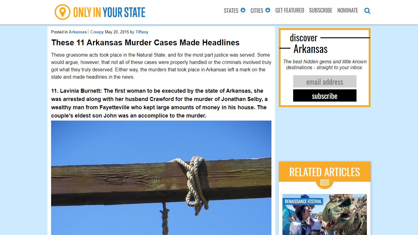 These 11 Arkansas Murder Cases Made Headlines - OnlyInYourState