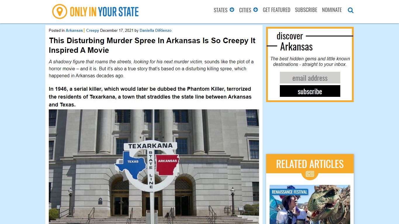 This Disturbing Murder Spree In Arkansas Is So Creepy ... - OnlyInYourState